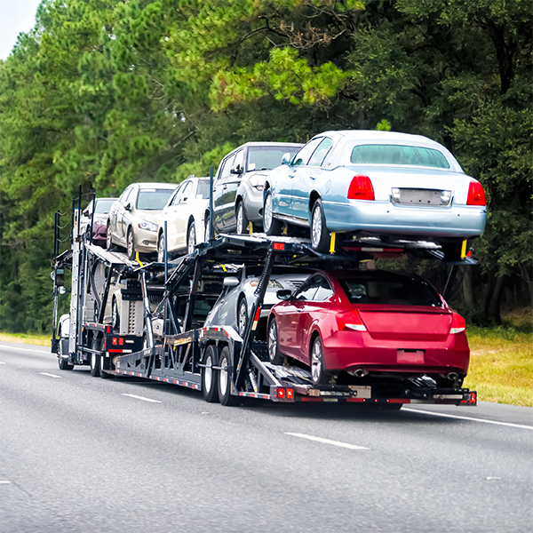 the type of trailer used for open car transport is typically predetermined by the transportation company